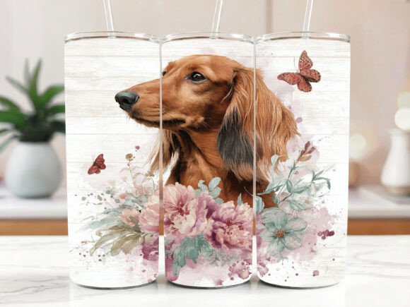 20 Oz Dachshund Dog Tumbler Image Wrap Review