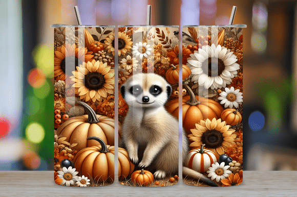Autumn Meerkat 20oz Fall Tumbler Wrap Review