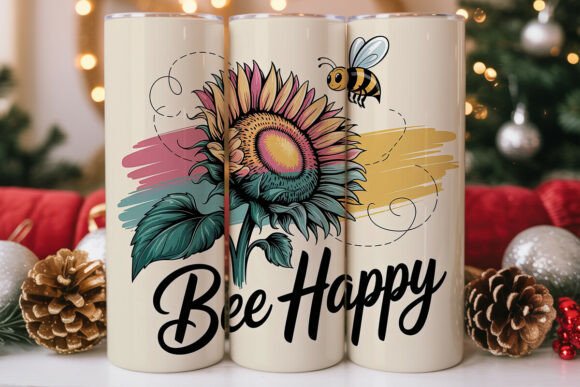 Bee Happy Sunflower Tumbler Wrap Review