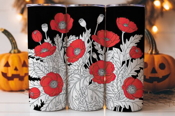 Dark Poppy Floral Tumbler Wrap Review