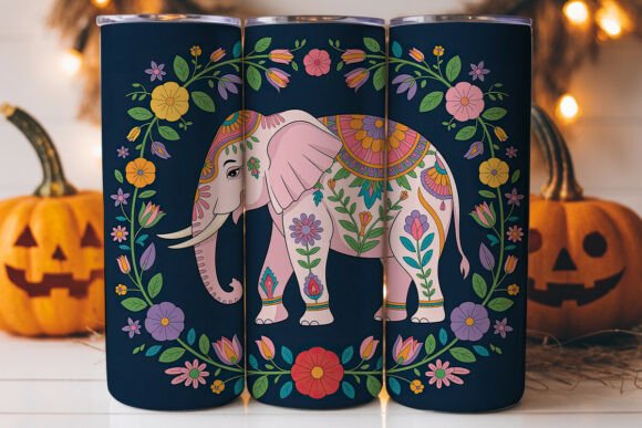 Floral Elephant Tumbler Wrap Review