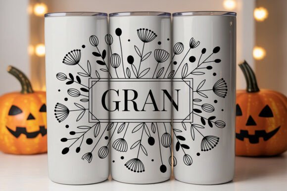 Gran Floral Tumbler Wrap PNG Review