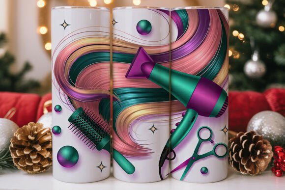 Hair Stylist Tools 20oz Tumbler Wrap