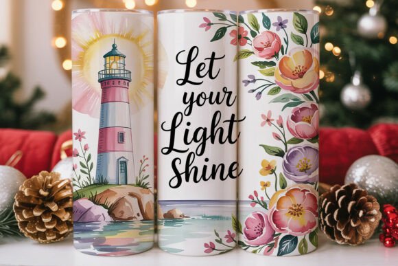 Lighthouse Floral Tumbler Wrap Review
