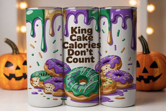 Mardi Gras King Cake Tumbler Wrap Review