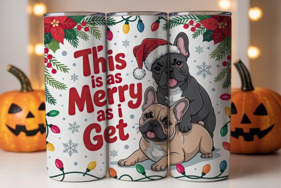 Merry Frenchies Christmas Tumbler Wrap Review