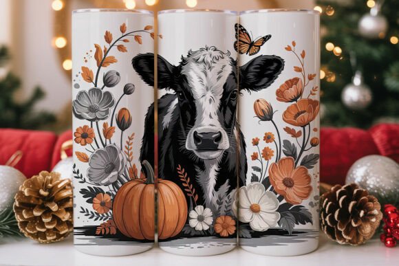 Rustic Fall Calf Tumbler Wrap Design Review