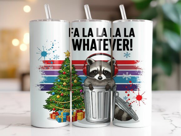 Sarcastic Raccoon Christmas Tumbler Wrap Review