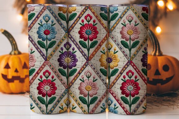 Vintage Floral Tile Tumbler Wrap Review