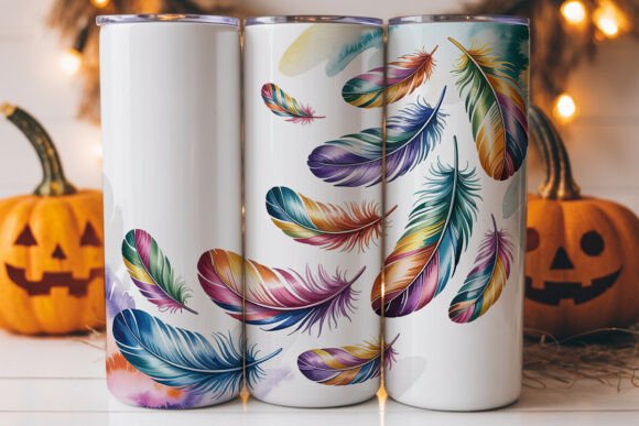 Watercolor Feathers Tumbler Wrap Review